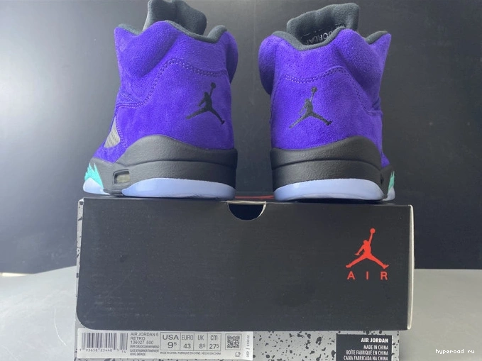 136027-500 Retro 5 Air Jordan Grape Alternate 1213